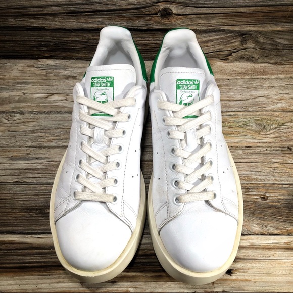 Adidas Stan Smith Original White Green Sneakers - Picture 2 of 8